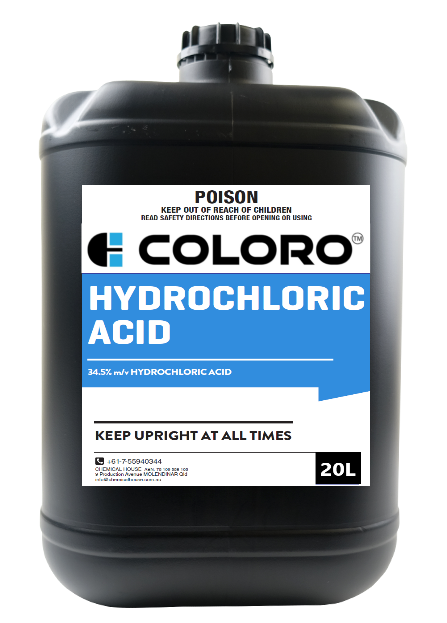 COLORO HYDROCHLORIC ACID 20L