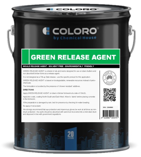 COLORO GREEN RELEASE AGENT